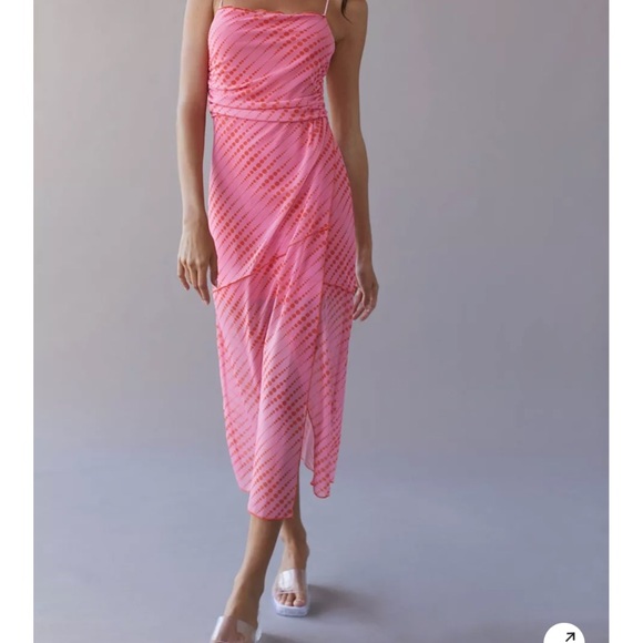 *MOVING SALE* NWT Urban Outfitters Pink and Red Dress- XS - Picture 1 of 5